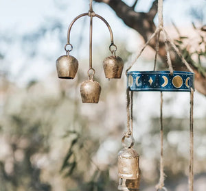 Tridevi Trio Rustic Bell Wind Chime
