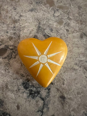 Celestial Soapstone Heart Keepsakes