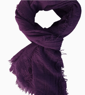 Woven Cotton & Bamboo Shawl