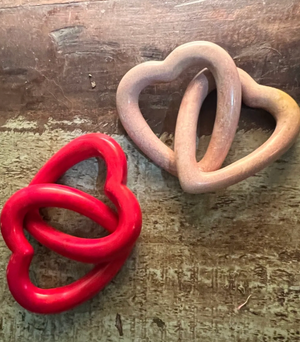 Soapstone Interlocking Hearts – Symbol of Love & Unity