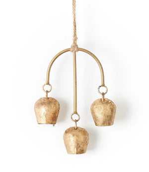 Tridevi Trio Rustic Bell Wind Chime