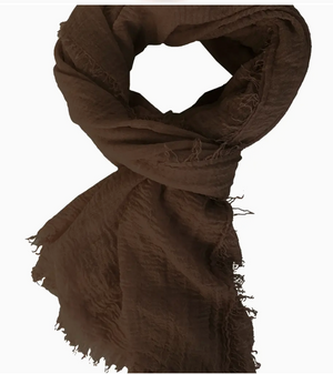 Woven Cotton & Bamboo Shawl