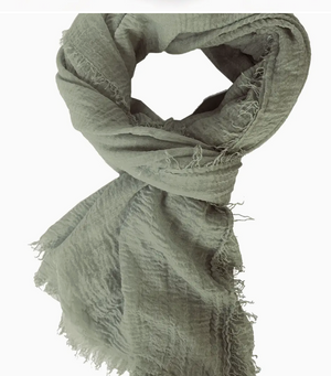 Woven Cotton & Bamboo Shawl