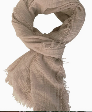 Woven Cotton & Bamboo Shawl
