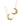 Ruchi Crescent Moon Dangle Earrings