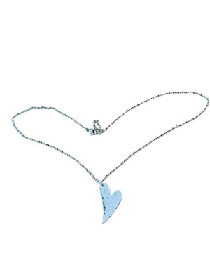 Whimsical Aluminum Heart Pendant