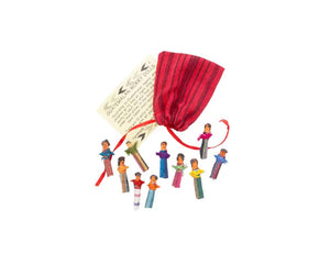 Guatemalan Worry Dolls-Set of 10