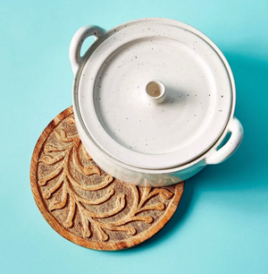 Flora Wooden Trivet