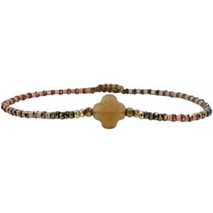 LeJu - Bl Petalia Beaded Bracelet