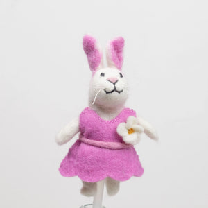 Felt Bunny Doll in Dress