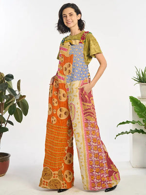 Cotton Kantha Jumpsuit - One of a Kind
