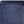 Close-up of textured blue fabric with frayed edge on a white background