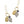 Drishti Evil Eye Dangle Drop Charm Earrings