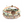 Stack of colorful wrap bracelets with a central copper-colored medallion on a white background