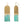 Esha Arch Teal Patina Dangle Earrings