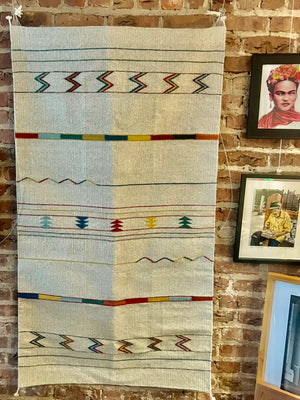 Handwoven Zapotec Wool Rug – Teotitlán del Valle, Oaxaca (33" x 58")