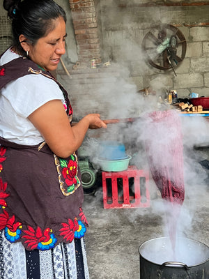 Zapotec Oaxacan Hand Woven Tapestry Rug. Approx. 2 x 3