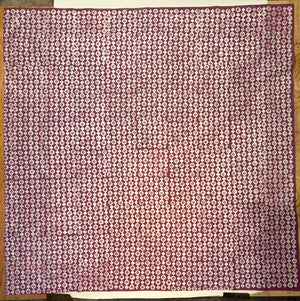 Handblock Talecloth 56" sq.