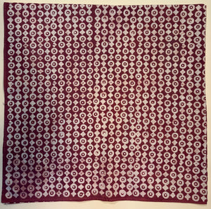 Handblock Talecloth 56" sq.