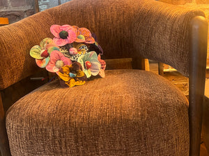 Recycled Sari Flower