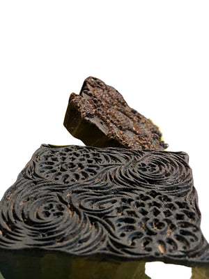 Handblock Talecloth 56" sq.