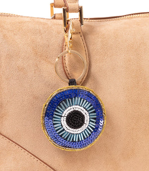 Raksha Evil Eye Bag Charm Keychain