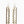 Wooden earrings with moon phase cut-out design on a white background