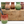Set of ceramic vases with geometric patterns on a wooden block