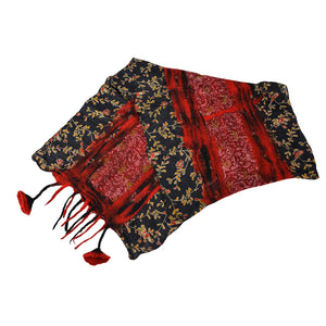 Hand-Felted Merino Wool & Silk Sari Scarf