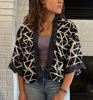 Silk Kimono Jacket | 100% Silk One Size