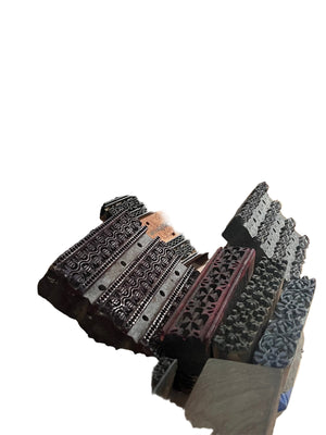 Handblock Talecloth 56" sq.