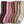 Set of eight pairs of socks in various shades of brown and pink on a white background