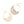 Rajani Hoop Earrings - Crescent Disc
