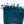 Blue textured fabric withfrayed edges on a white background