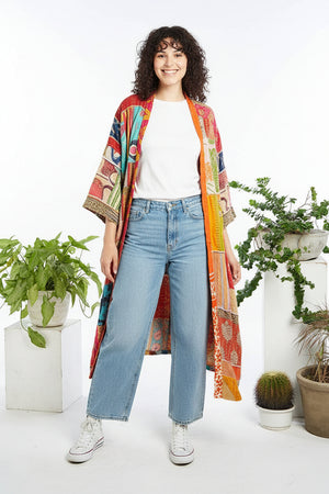 Kantha Maxi Jacket
