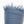 Textured blue fabric roll with frayed edges on a white background