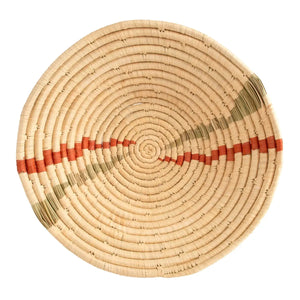 Earthen Craft Woven Bowl & 4 Coasters