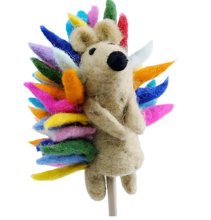 Hedgehog Felt Finger-puppet