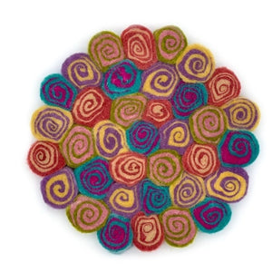 Felt Swirl Trivet