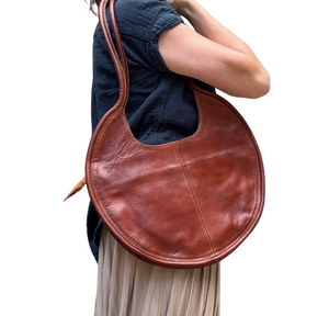 Leather Circle Purse
