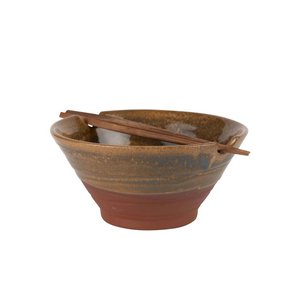 Chopsticks Terracotta Bowl Set
