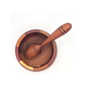 Tropical Hardwood Mortar & Pestle