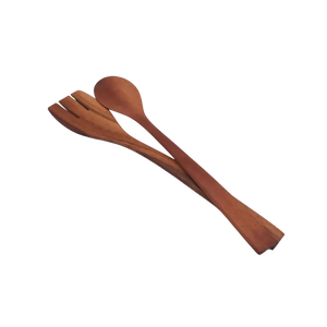 Tropical Hardwood Salad Servers