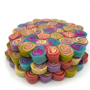 Felt Swirl Trivet